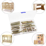 50pcs /Set M6 Colored Zinc Round Head Hexagon Socket Screw Set, 50pcs /Set