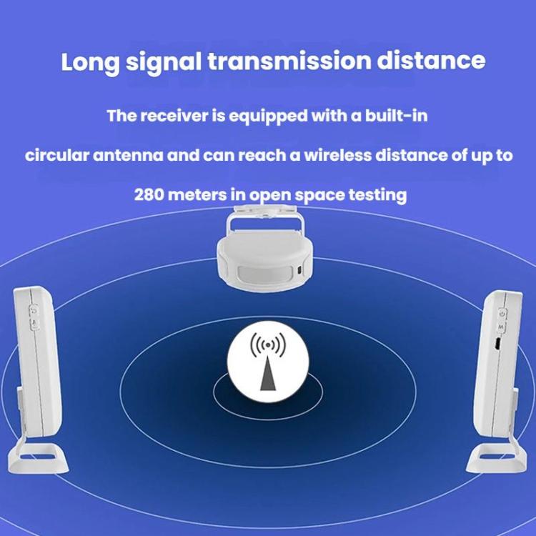 Wireless Infrared Sensor Split Supermarket Welcome Doorbell