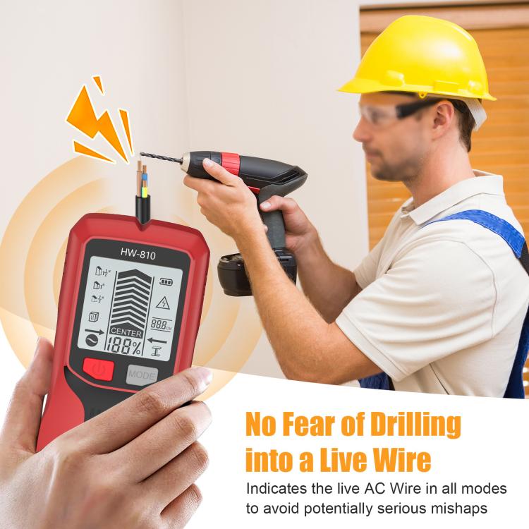 Multifunctional Wall Stud Wire Metal Detector