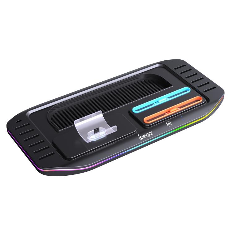 ipega Charging Dock for Nintendo Switch 2 Joy-Con & Pro Controller with RGB Lighting Game Card Holder, PG-SW2048