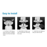 SH71 Shaver Head Bracket Frame for Philips S5531 S7732 S7735 S9932 S9935 S5799 S5587, Shaver Head Bracket