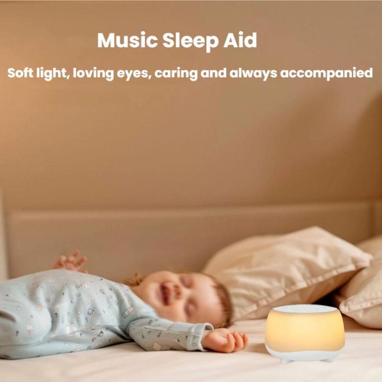 Portable White Noise Sleep Instrument Sleep Aiding Night Light Music Player