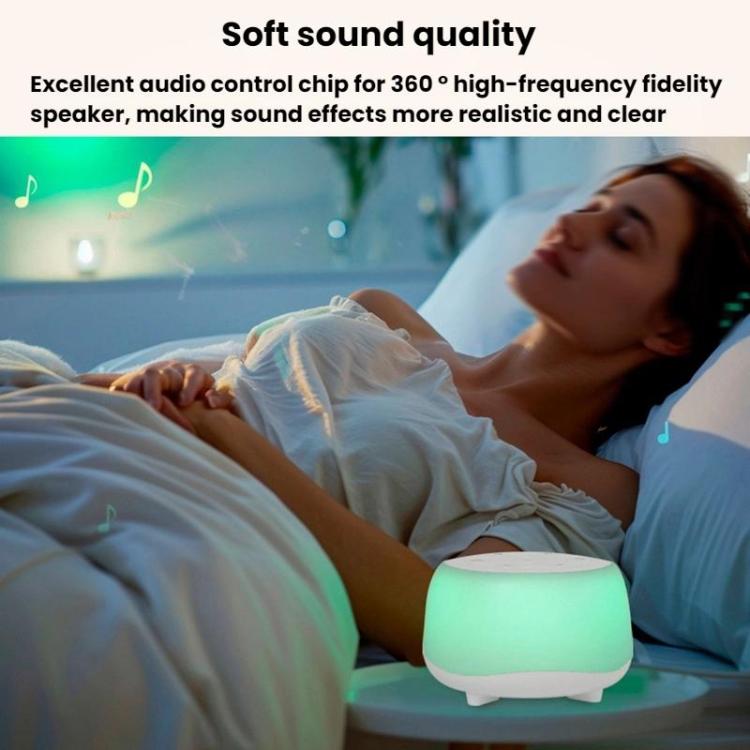 Portable White Noise Sleep Instrument Sleep Aiding Night Light Music Player