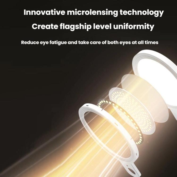 LED Desk Lamp Children Study Reading Eye-Protecting Bedside Light, Plug-in, Rechargeable, Dual-use With Clock Display