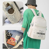 Unisex Large Capacity Lightweight Backpack for College Students Durable Water-Resistant School Bookbag