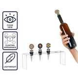 Acrylic Wine Bottle Cork Storage and Display Stand, YX184 1pc, YX184 2pcs /Set