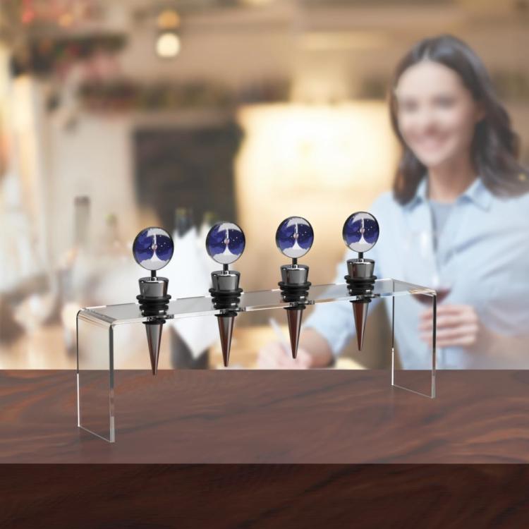 Acrylic Wine Bottle Cork Storage and Display Stand, YX184 1pc, YX184 2pcs /Set