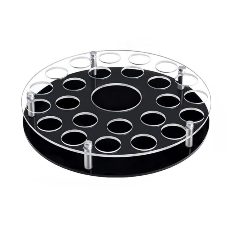 25-hole Wine Glass Tray Stand With Center Bottle Slot, YX183 1pc