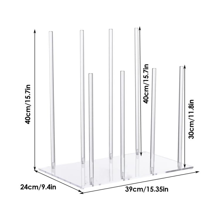 Acrylic High Boot Storage Stand