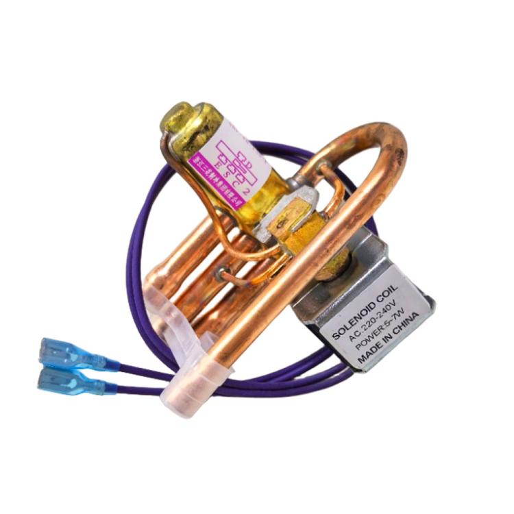 Universal 4-Way Solenoid Reversing Valve for AC/Heat Pump Systems, 1P, 1.5P-2P, 3P, 5P