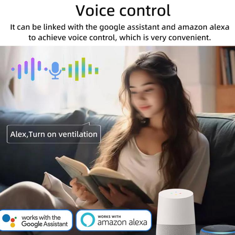 Graffiti WIFI Temperature Dry Contact Switch Module APP Remote Control Switch, Supports Google / Alexa Voice, With 1m Cable, With 2m Cable, Humidity+Integrated 1m Cable