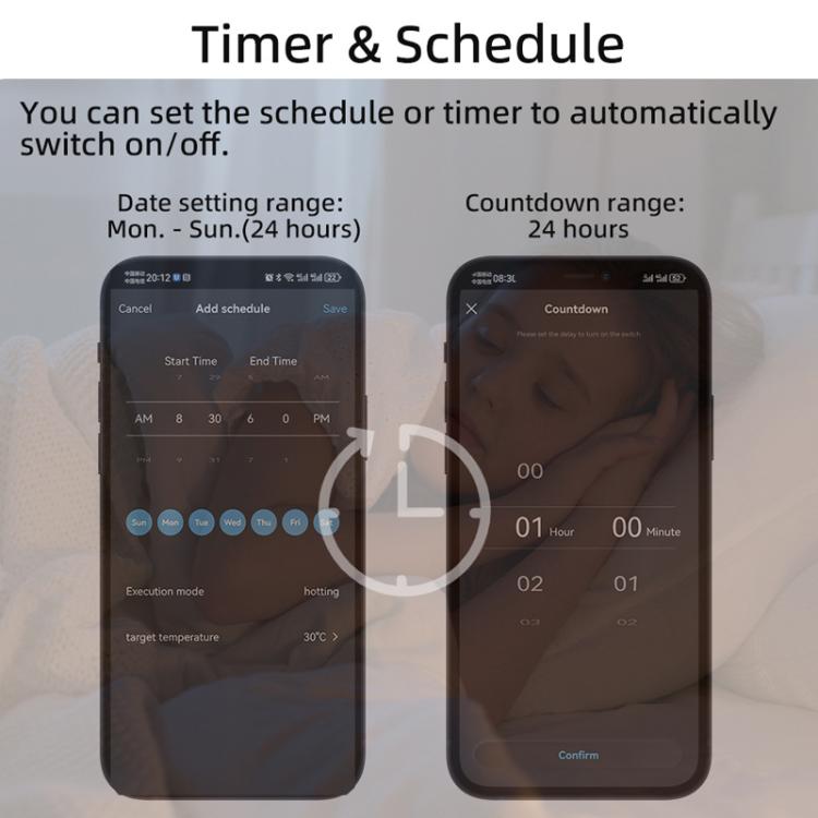 Graffiti WIFI Temperature Dry Contact Switch Module APP Remote Control Switch, Supports Google / Alexa Voice, With 1m Cable, With 2m Cable, Humidity+Integrated 1m Cable