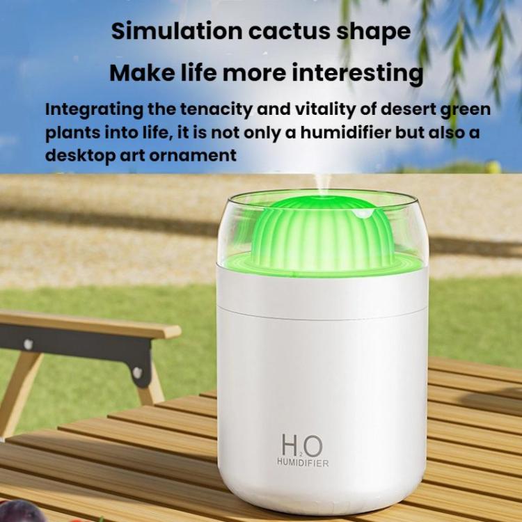 WT32 Cactus Ambient Light Humidifier USB Car Mounted Intelligent Humidifier