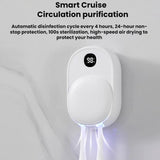 Wall-Mounted Smart UV Sterilizer And Air-Drying Toothbrush Sterilizer