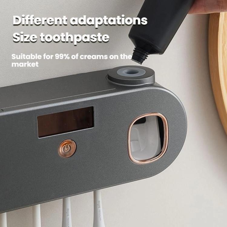 Wall-Mounted Smart UV Sterilization Multifunctional Toothbrush Holder