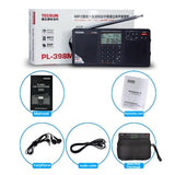 TECSUN PL-398MP Stereo Portable Full-Band Digital Tuning Radio Support SD Card Playback, PL-398MP