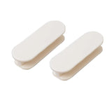 2pcs /Pack No Drill Adhesive Cabinet & Drawer Pull Handles For Glass Windows, Kitchen Doors, Furniture