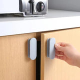 2pcs /Pack No Drill Adhesive Cabinet & Drawer Pull Handles For Glass Windows, Kitchen Doors, Furniture