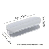 2pcs /Pack No Drill Adhesive Cabinet & Drawer Pull Handles For Glass Windows, Kitchen Doors, Furniture