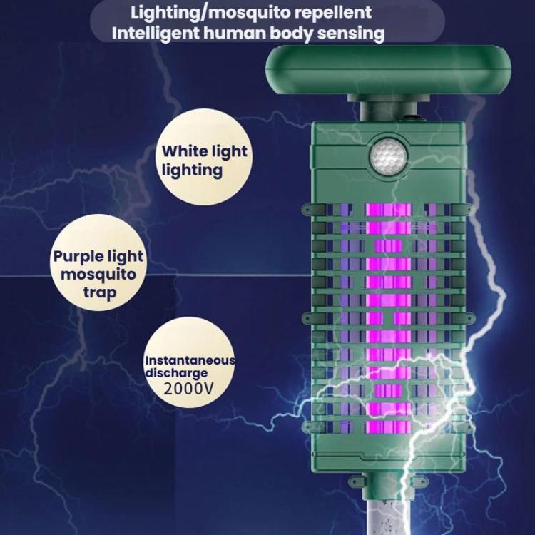 Outdoor Solar Mosquito Lamp Electric Mosquito Killer With Lighting, D002