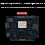 WAVESHARE 31523 ESP32-P4 Touch Circular LCD Screen Development Board, 3.4 inch, 4 inch
