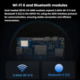 WAVESHARE 31523 ESP32-P4 Touch Circular LCD Screen Development Board, 3.4 inch, 4 inch