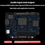 WAVESHARE 31523 ESP32-P4 Touch Circular LCD Screen Development Board, 3.4 inch, 4 inch