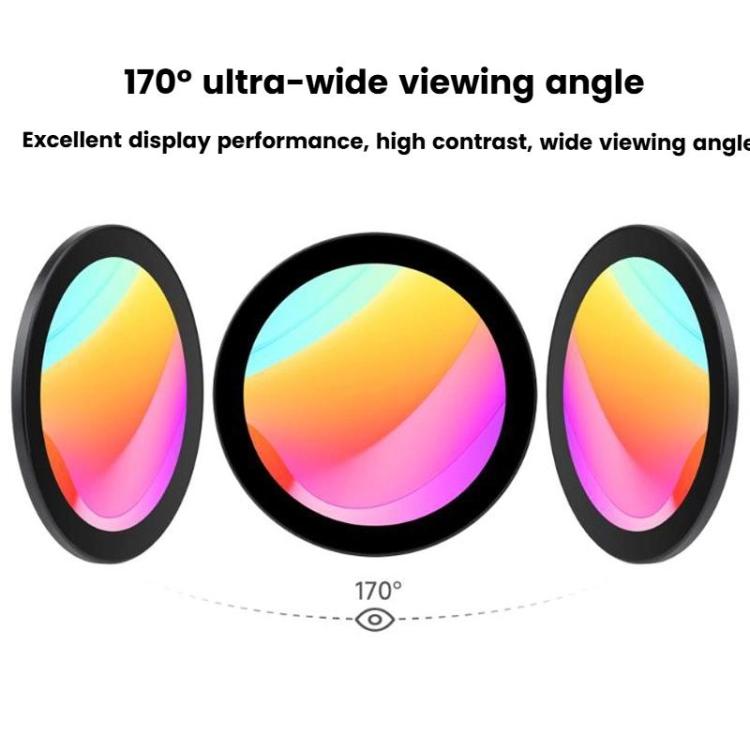 WAVESHARE 31523 ESP32-P4 Touch Circular LCD Screen Development Board, 3.4 inch, 4 inch
