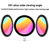 WAVESHARE 31523 ESP32-P4 Touch Circular LCD Screen Development Board, 3.4 inch, 4 inch