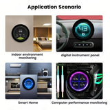 WAVESHARE 31523 ESP32-P4 Touch Circular LCD Screen Development Board, 3.4 inch, 4 inch