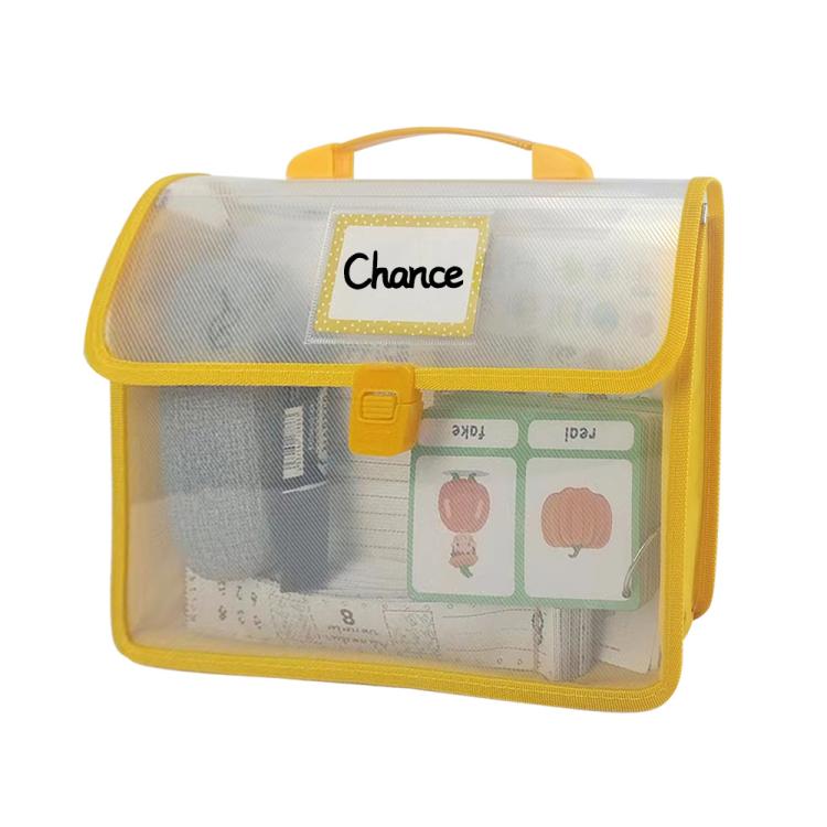 Children Book Bag Transparent Document Bag