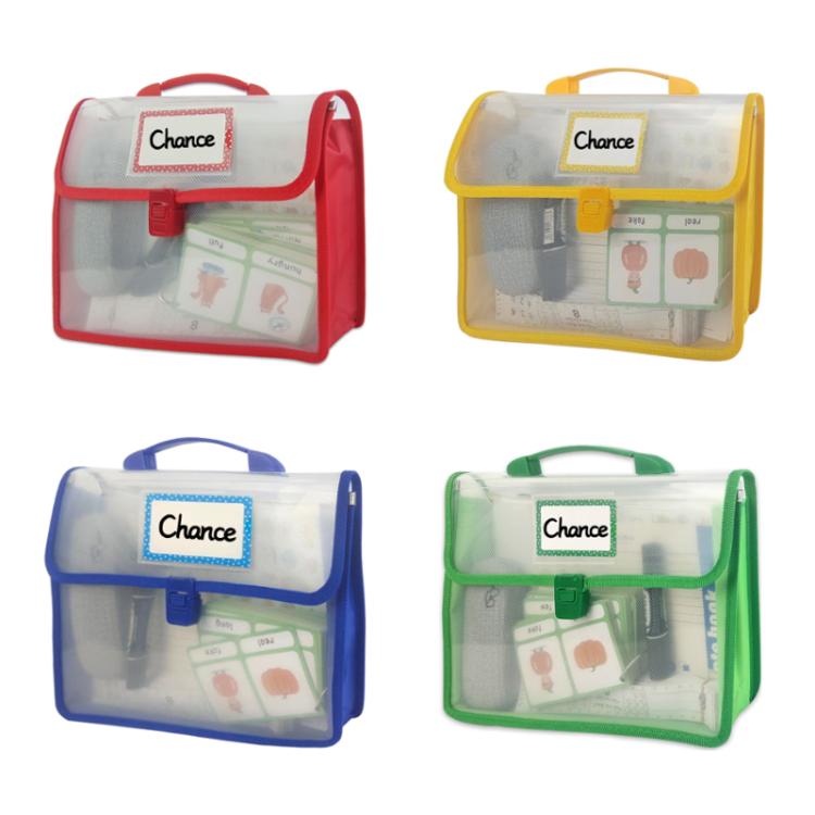 Children Book Bag Transparent Document Bag