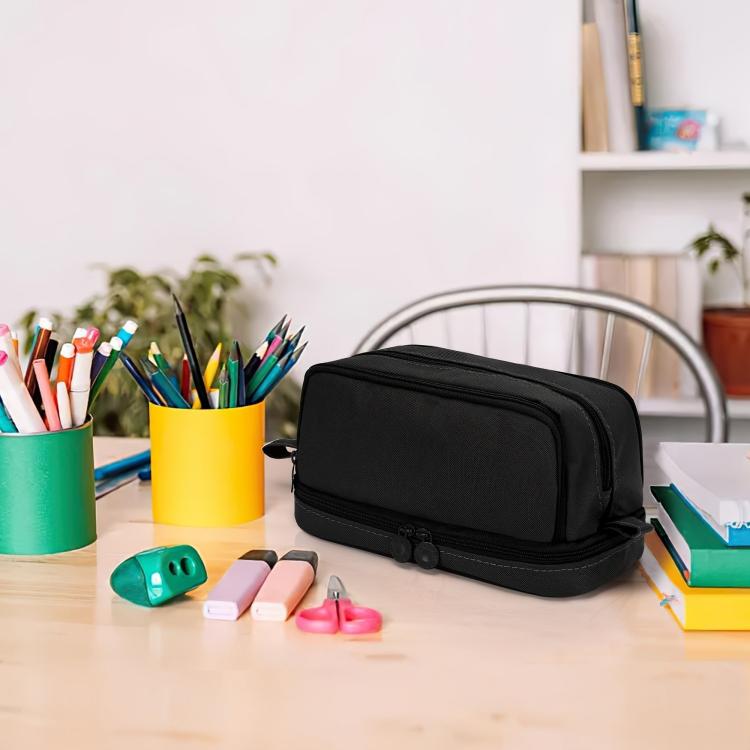 Angoo Student Four-Layer Waterproof Wear-Resistant Pencil Case