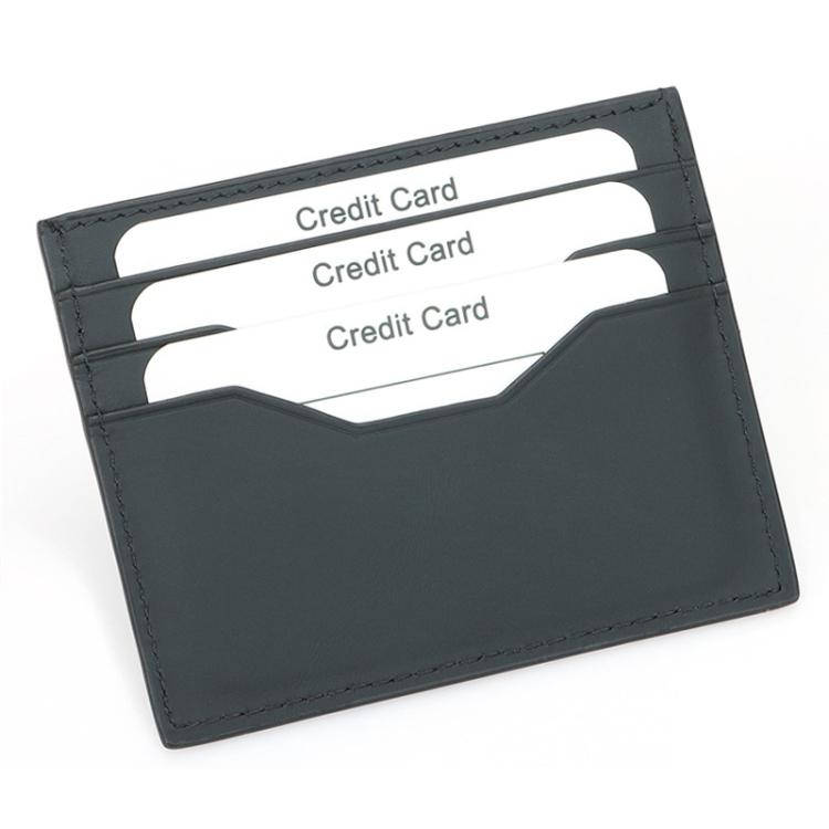 RFID Retro Minimalist Small Card Wallet Edge-Painted Card Case