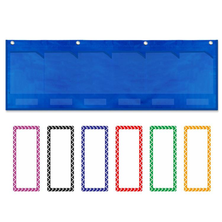 Collection Home Wall Pockets with Labels Organizer