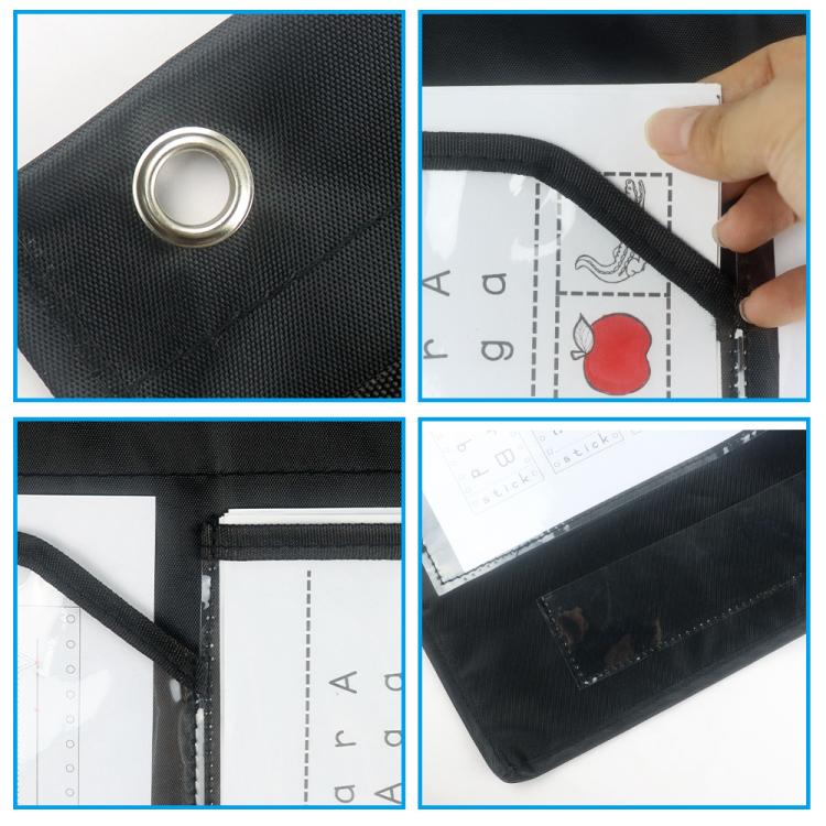 Collection Home Wall Pockets with Labels Organizer