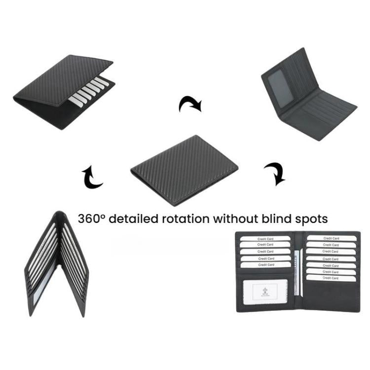 TQ-322 Large Capacity Anti-Skimming Card Wallet Multi-Slot Card Case For Bank Cards