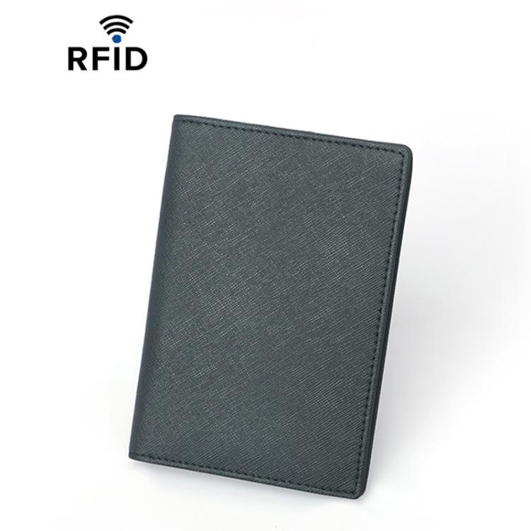 TQ-313 RFID Multi-Card Slot Wallet Unisex Boarding Pass Protector Passport Organizer Bag, Carbon Fiber Pattern Black, Carbon Fiber Pattern Blue, Crosshatch Black, Plain Black