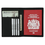 TQ-313 RFID Multi-Card Slot Wallet Unisex Boarding Pass Protector Passport Organizer Bag, Carbon Fiber Pattern Black, Carbon Fiber Pattern Blue, Crosshatch Black, Plain Black