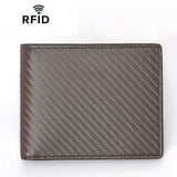 RFID Anti-Skimming Billfold Short Style Men Wallet, CQ-506 Plain Black, TQ-302 Carbon Fiber Pattern Black, TQ-302 Carbon Fiber Pattern Coffee, TQ-302 Carbon Fiber Pattern Blue