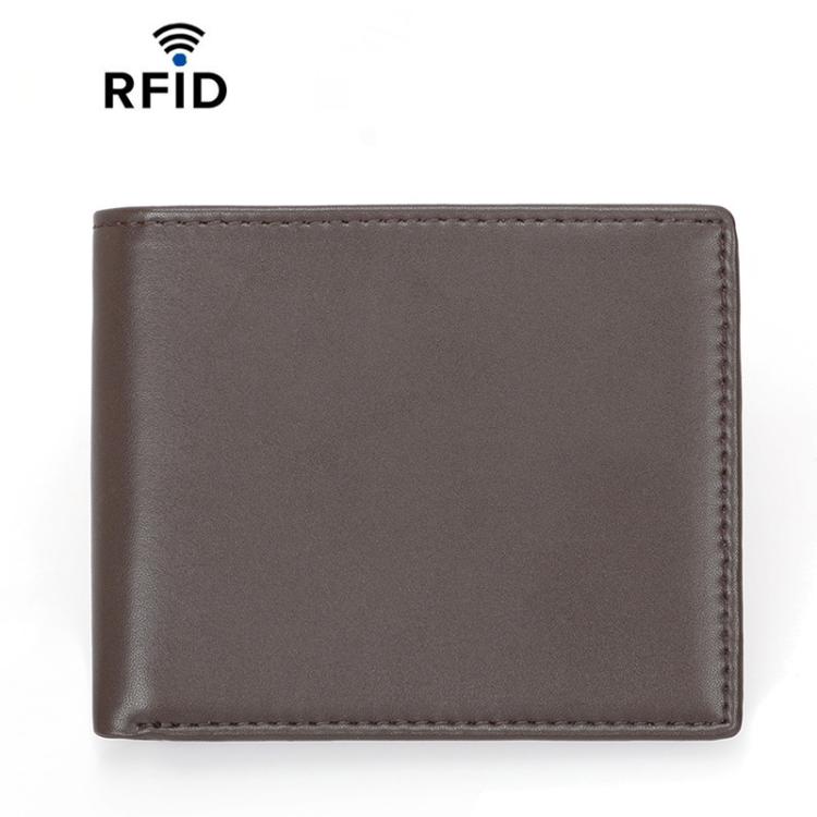 RFID Anti-Skimming Short Style Billfold Men Plain Weave Wallet, CQ-501 Ultrafiber Black, CQ-501 Ultrafiber Brown, CQ-501 Ultrafiber Coffee, YP-239 Leather Black