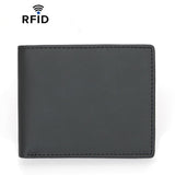 RFID Anti-Skimming Short Style Billfold Men Plain Weave Wallet, CQ-501 Ultrafiber Black, CQ-501 Ultrafiber Brown, CQ-501 Ultrafiber Coffee, YP-239 Leather Black