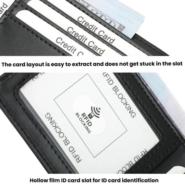 RFID Anti-Skimming Short Style Billfold Men Plain Weave Wallet, CQ-501 Ultrafiber Black, CQ-501 Ultrafiber Brown, CQ-501 Ultrafiber Coffee, YP-239 Leather Black