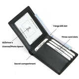 RFID Anti-Skimming Short Style Billfold Men Plain Weave Wallet, CQ-501 Ultrafiber Black, CQ-501 Ultrafiber Brown, CQ-501 Ultrafiber Coffee, YP-239 Leather Black