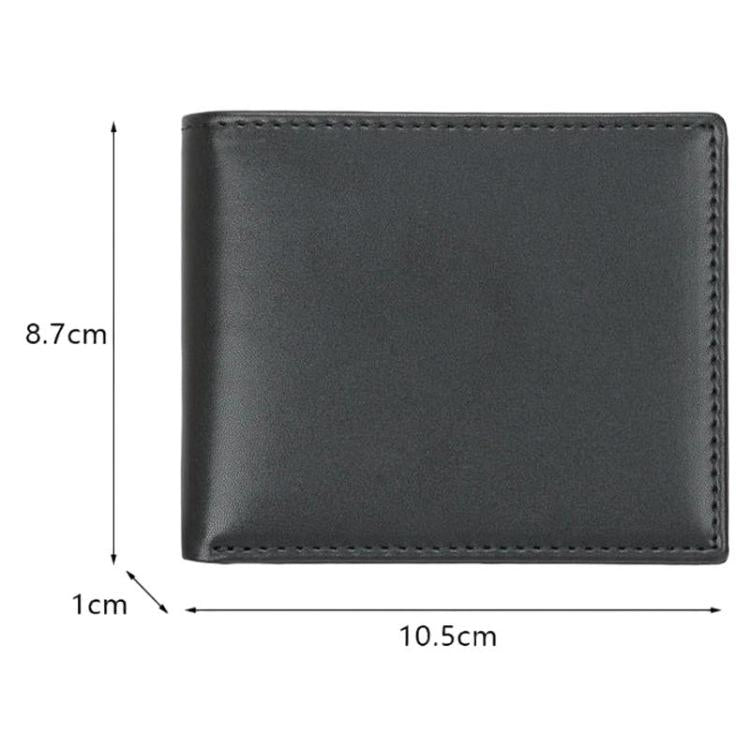RFID Anti-Skimming Short Style Billfold Men Plain Weave Wallet, CQ-501 Ultrafiber Black, CQ-501 Ultrafiber Brown, CQ-501 Ultrafiber Coffee, YP-239 Leather Black
