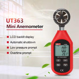 Digital Anemometer Wind Speed Meter 12-Level Dynamic Indicator, UNI-T UT363, UNI-T UT363BT