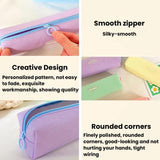 Large Capacity Square Stationery Box Simple Pen Pouch