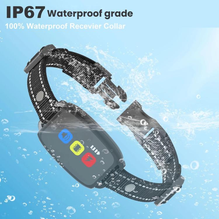 Remote-controlled Color Screen Dog Barking Control Device, Electric Shock, Non-electric Shock