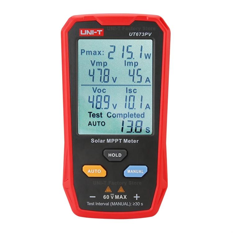 UNI-T UT673PV Solar MPPT Meter Solar Panel Maximum Power Tester Maintenance Diagnostic Tool Default Title