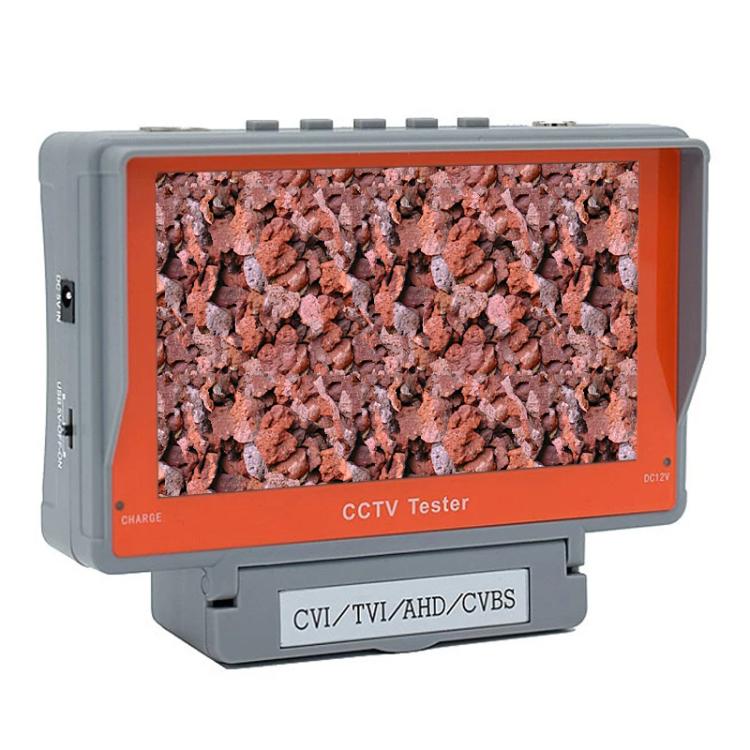 5300ACT 5 Inch HD Surveillance Tester Analog/Coaxial AHD/TVI/CVI Supports 8MP Engineering Tool, US Plug, EU Plug, UK Plug, AU Plug